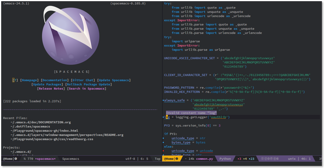 Spacemacs is a great editor with a great UI.